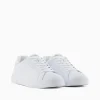AX ARMANI Leather Sneaker - White