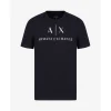 AX ARMANI Logo Tee - Navy
