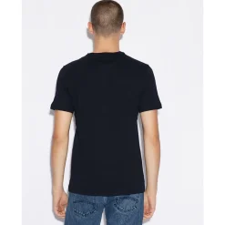 AX ARMANI Logo Tee - Navy
