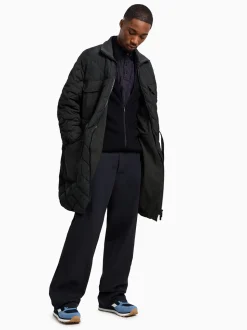 AX ARMANI Mercerized Cotton Polo - Navy