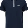 Barbour International Ollie Twin Tipped Placket Polo - Navy