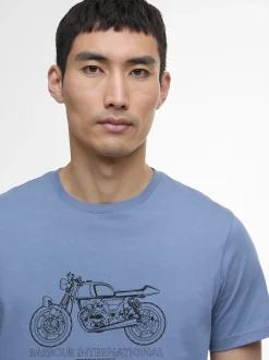 Barbour International Venture Graphic T-Shirt - Blue