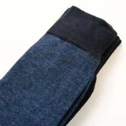Boss 2 Pack Cotton Yarn Effect Socks - Blue