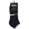 Boss 2 Pack Sneaker Socks - Blue