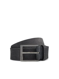 Boss Elloy Suede Belt - Blue