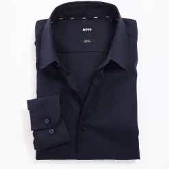 Boss H Hank Slim Fit Shirt - Dark Blue
