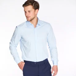 Boss H Hank Slim Fit Shirt - Blue