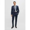 Boss H Huge 224 Suit - Blue