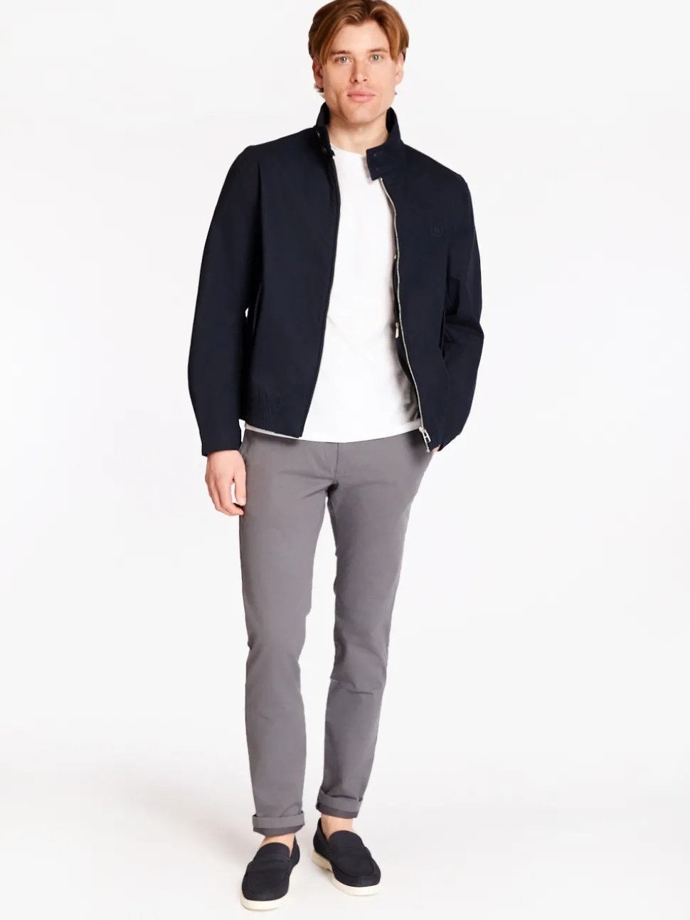 Boss H-Coiner Harrington Jacket - Dark Blue