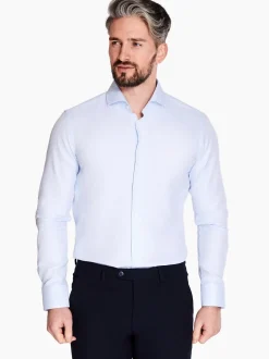 Boss H-Hank Spread Slim Fit Shirt - Light Blue