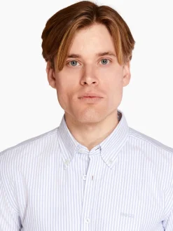 Boss H-Roan Stripe Shirt - Blue