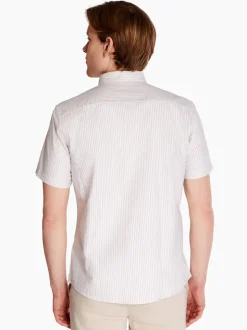 Boss H-Roan Stripe Shirt - Stone