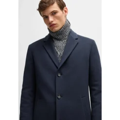 Boss Hyde C244 Wool Coat - Blue