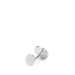 Boss Logo Cufflink - Silver
