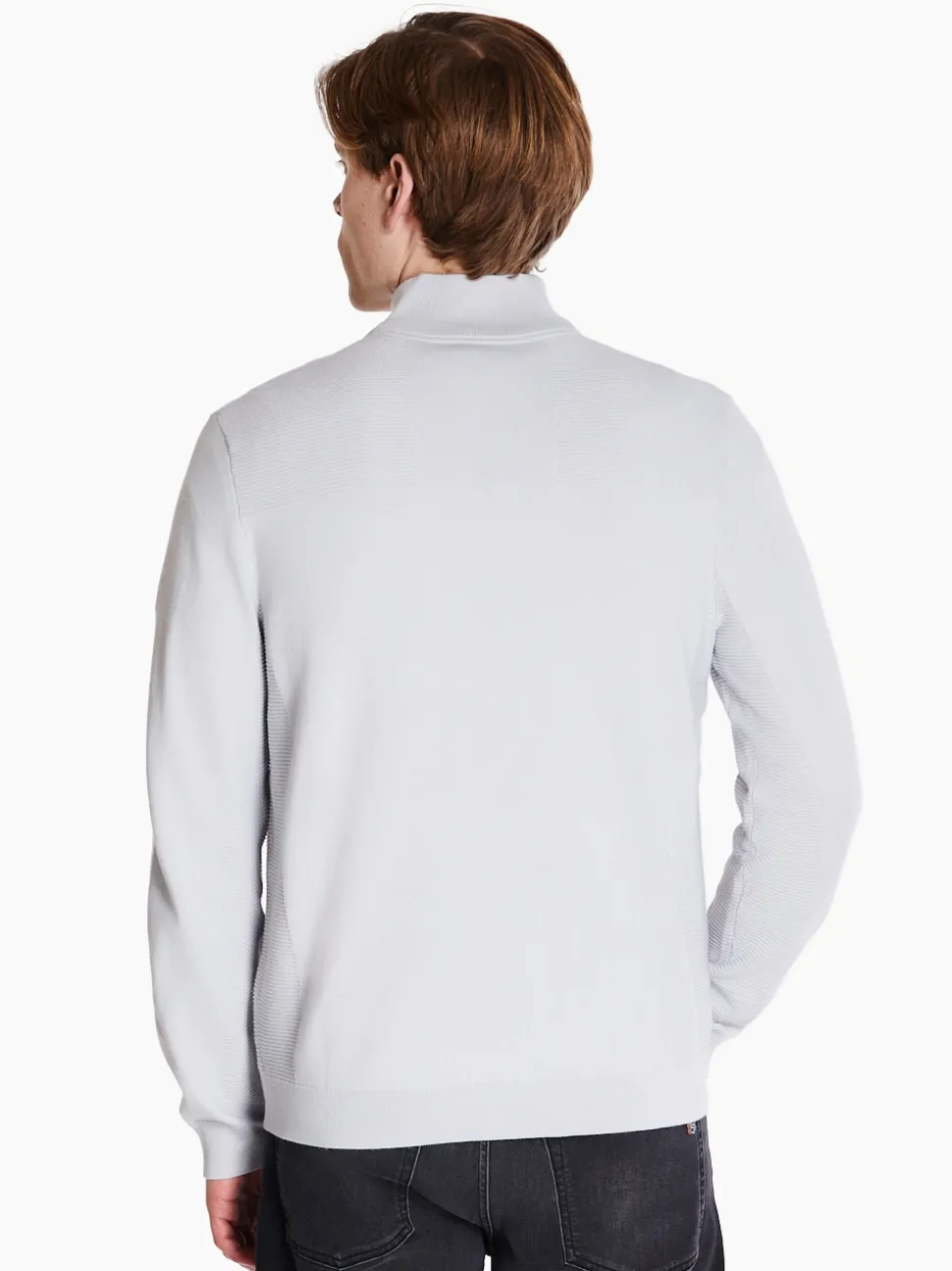 Boss Momentum X Quarter Zip - Grey