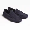 Boss Noel Suede Moccasin - Blue