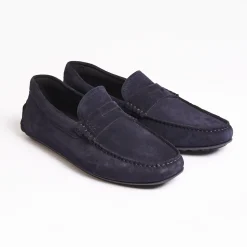 Boss Noel Suede Moccasin - Blue