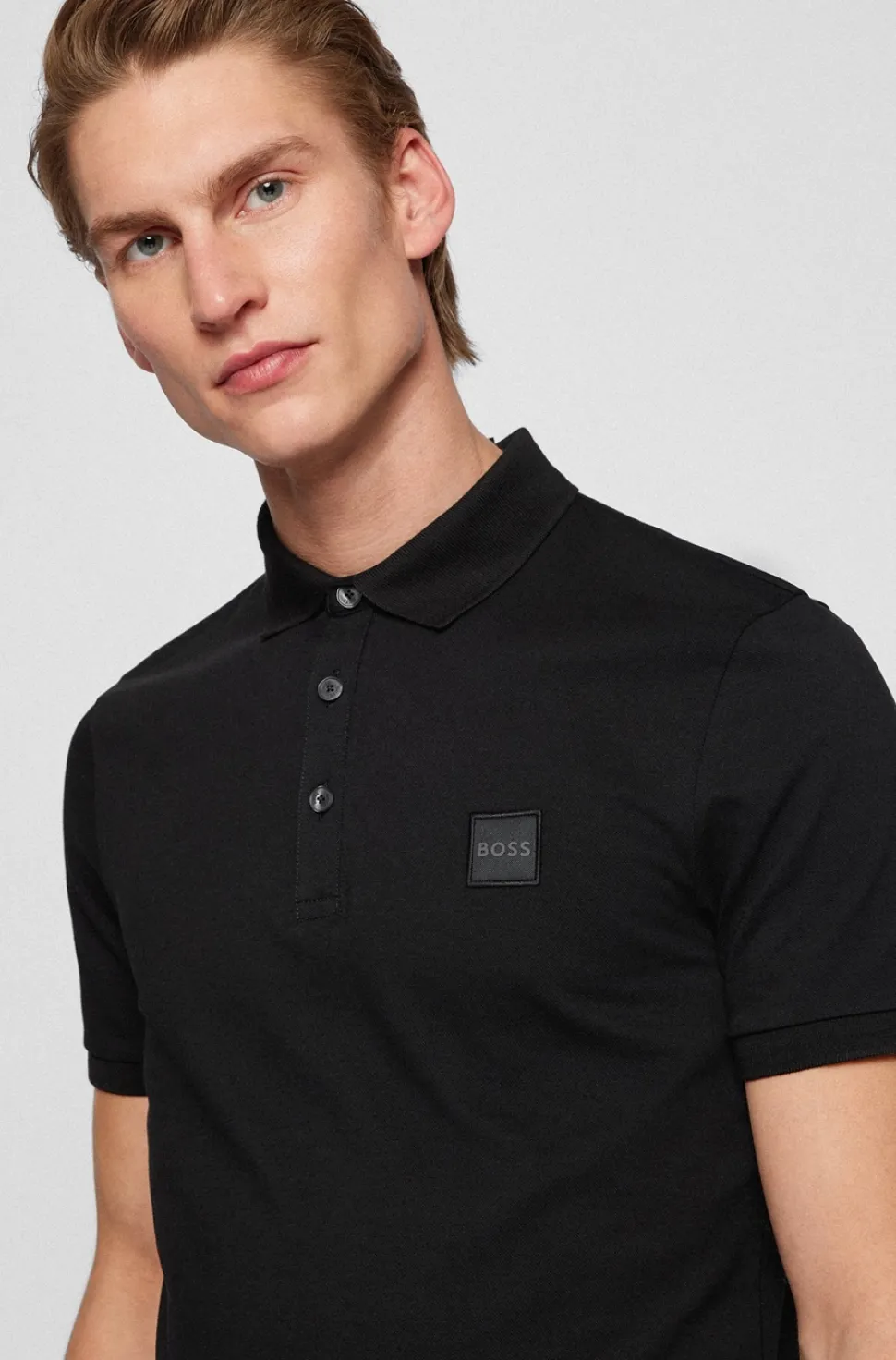 Boss Passenger Slim Fit Polo - Black