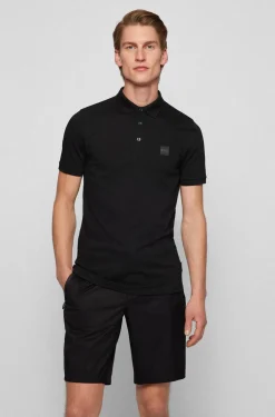Boss Passenger Slim Fit Polo - Black