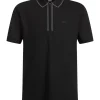 Boss Philix Tape Zip Polo - Black