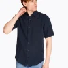 Boss Rash 2 100% Linen Shirt - Blue