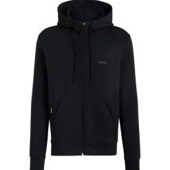 Boss Saggy Hooded Regular Fit Zip Through - Navy