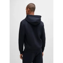 Boss Saggy Hooded Regular Fit Zip Through - Navy