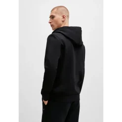 Boss Saggy Hooded Regular Fit Zip Through - Black