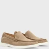 Boss Sienne Suede Loafer - Stone