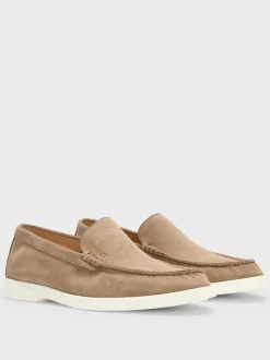 Boss Sienne Suede Loafer - Stone