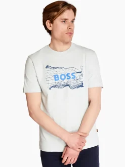 Boss Te Logospace T-Shirt - Blue