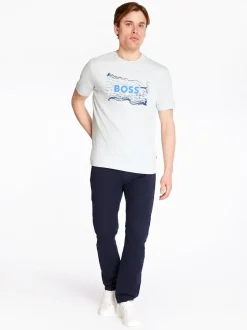 Boss Te Logospace T-Shirt - Blue