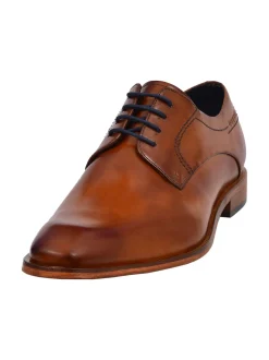 Bugatti Cognac - Milko Leather Formal Shoe