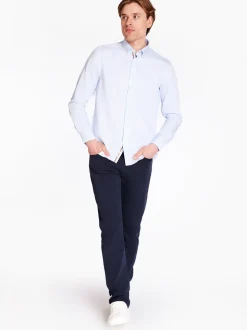 Bugatti Easy Care Stripe Shirt - Blue