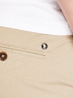 Bugatti Print Slim Chino - Stone