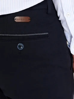 Bugatti Satin Flexcity Chino - Navy