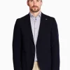 Bugatti Seersucker Blazer - Navy