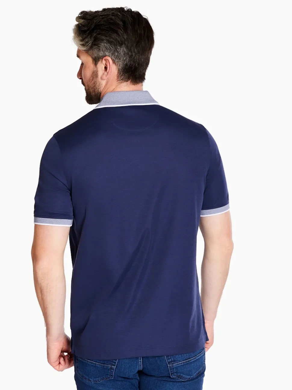 Bugatti Structured Polo Shirt - Blue