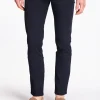 Bugatti Textured Two Tone 5 Pocket Pant - Navy