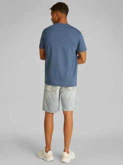 Calvin Klein Jeans Brush Stroke Graphic T-Shirt - Blue