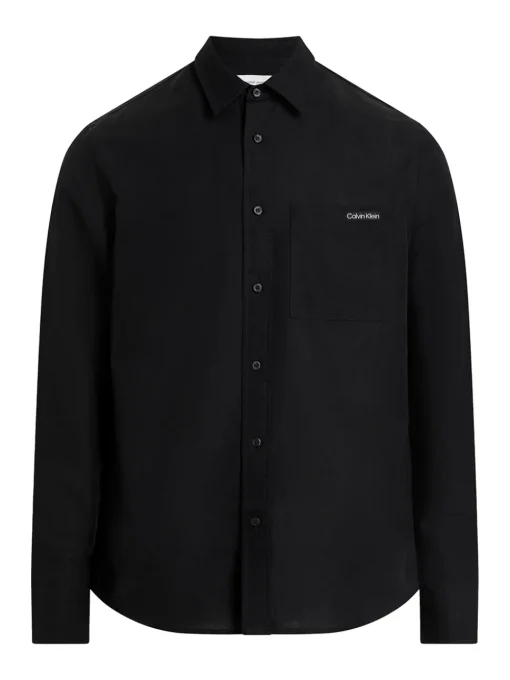 Calvin Klein Jeans Linen Shirt - Black
