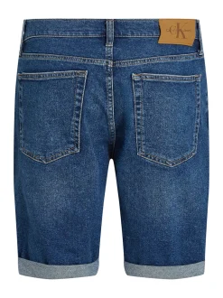 Calvin Klein Jeans Slim Denim Shorts - Blue