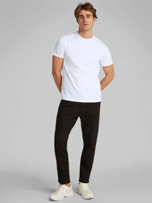 Calvin Klein Jeans Smooth Cotton T-Shirt - White