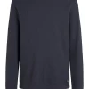 Calvin Klein Jeans Waffle Long Sleeve Badge T-Shirt -