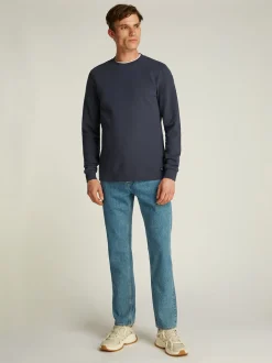 Calvin Klein Jeans Waffle Long Sleeve Badge T-Shirt -