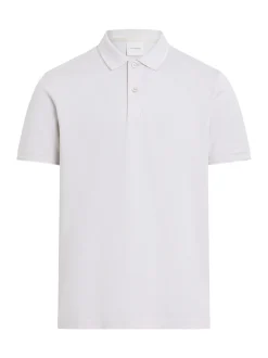 Calvin Klein Oxford Two Tone Polo - Silver
