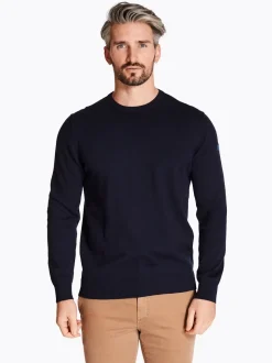 Club 1879 Leinster Crew Neck Knit - Navy