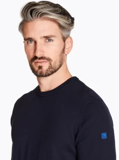 Club 1879 Leinster Crew Neck Knit - Navy