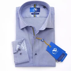 Club 1879 Leinster Diagonal Twill Shirt - Blue