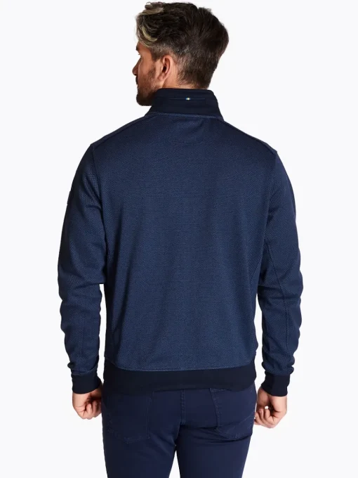 Club 1879 Leinster Full Zip Two Tone Sweatshirt - Navy